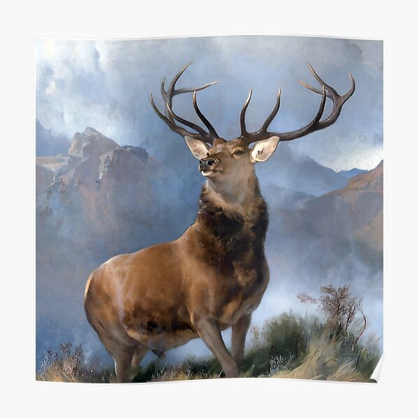The Monarch of the Glen - Edwin Henry Landseer - 1851 Poster