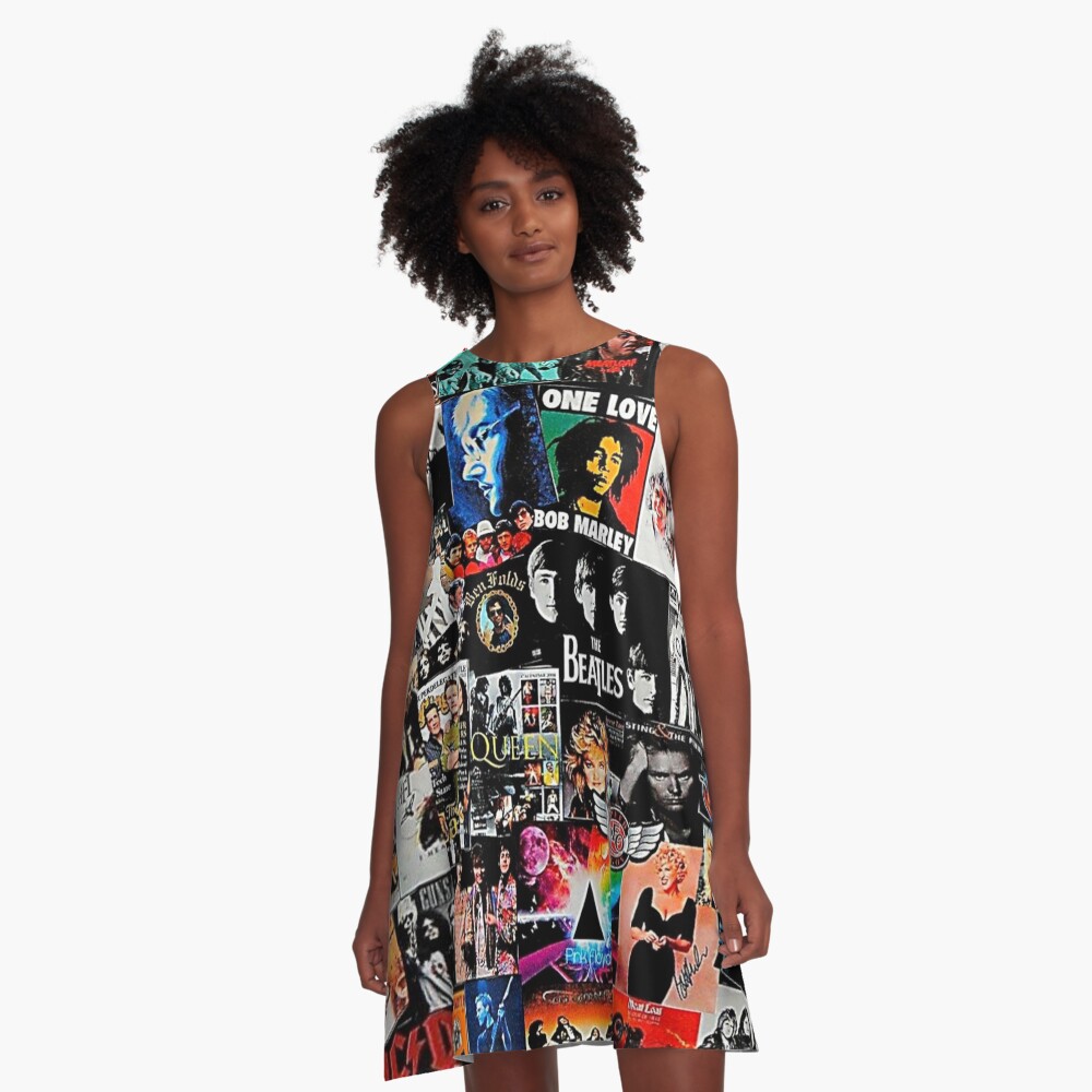 Rock collage A-Line Dress