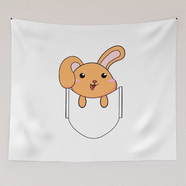 Item preview, Brown Pocket Bunny designed and sold by DadoDesigns.