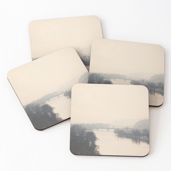 Item preview, Vltava river in the morning fog designed and sold by Shoshina.