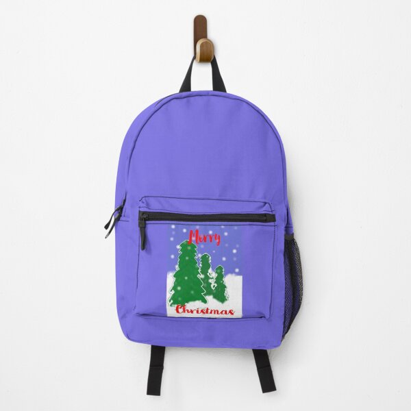Item preview, Merry Christmas Evergreen Trees with Snow and Snowflakes designed and sold by ArtByLM.