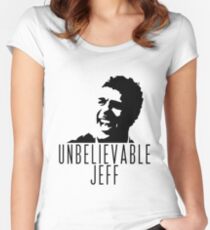 Unbelievable Jeff - Chris Kamara Women's Fitted Scoop T-Shirt