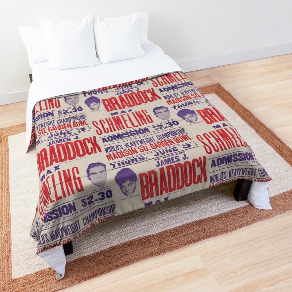 Vintage Old School Boxing Poster Comforter