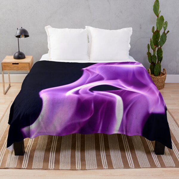 Item preview, Beautiful Purple Flame With Black Background designed and sold by dubcee.