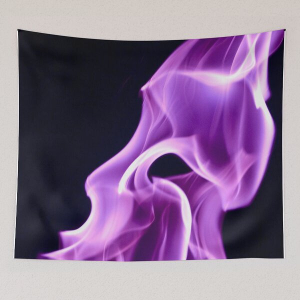Item preview, Beautiful Purple Flame With Black Background designed and sold by dubcee.