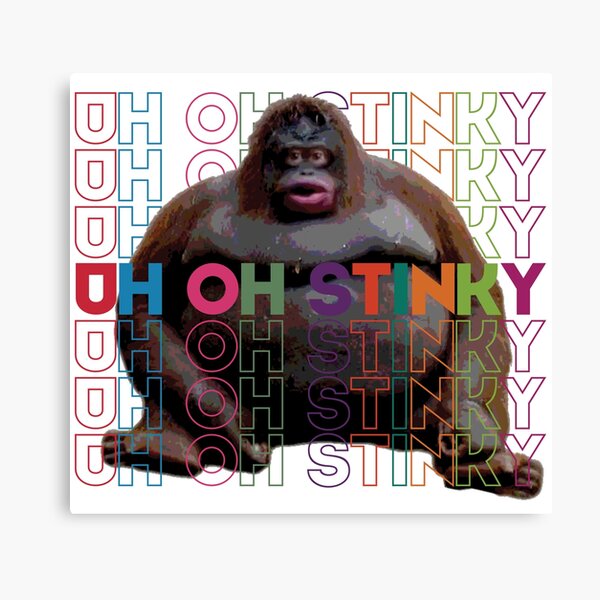Uh Oh Stinky Canvas Prints Redbubble