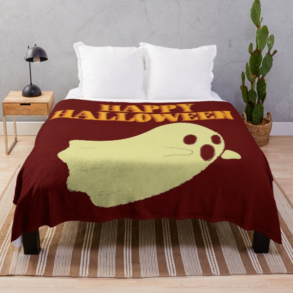 Item preview, Happy Halloween Ghost Haunting design designed and sold by DarkHumorstore.