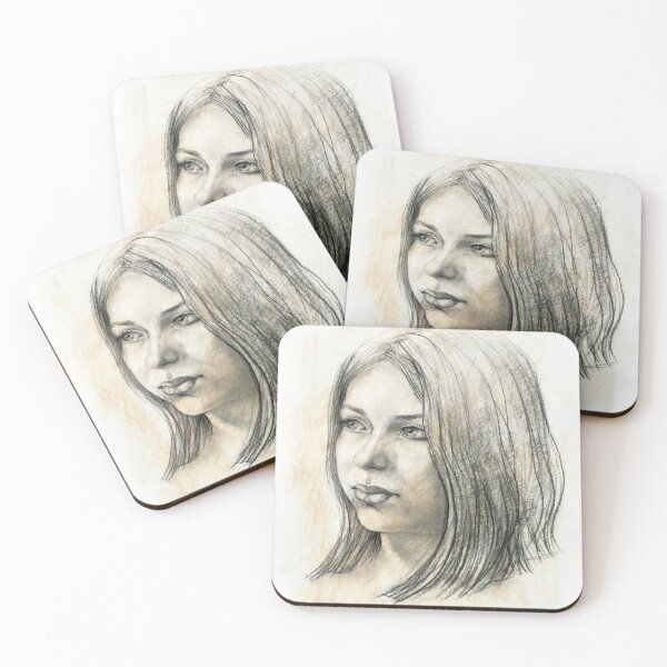 Item preview, Portrait of Tess designed and sold by Roz McQuillan Fine Art & Photography.