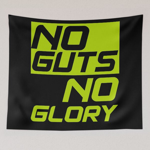 Item preview, no guts no glory typography quotes designed and sold by gurvindersohi3.
