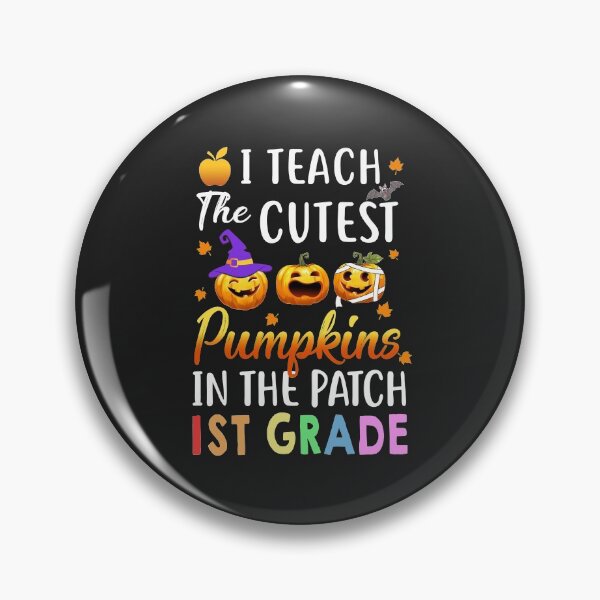 Item preview, I Teach The Cutest Pumpkins In The Patch 1st Grade Halloween designed and sold by CreativeGift.