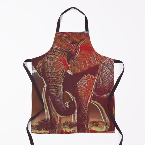 Item preview, AW African Elephant in earth tones designed and sold by Peace,Love & Art.
