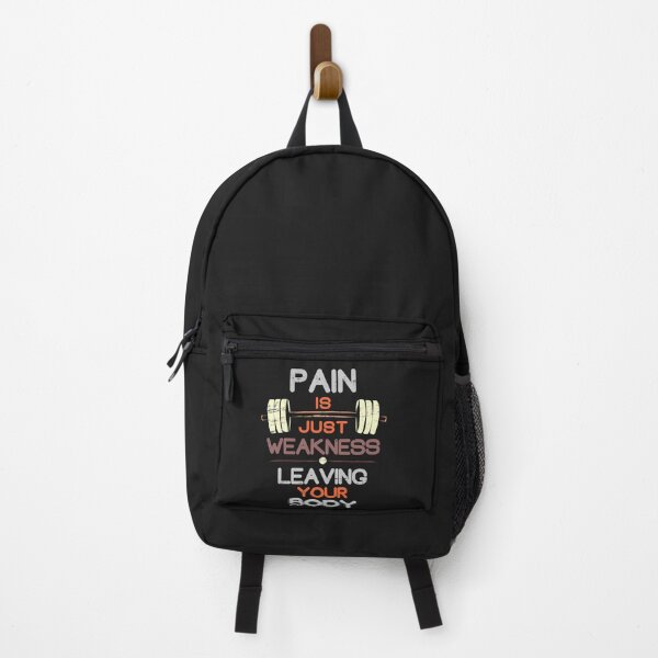 Item preview, Pain Is Just Weakness Leaving Your Body - Retro Color Plain Text designed and sold by leo121687.