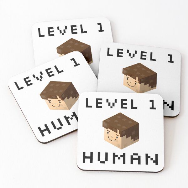 Item preview, Level 1 Human - Pixel Boy designed and sold by Witty Baby  Tees.