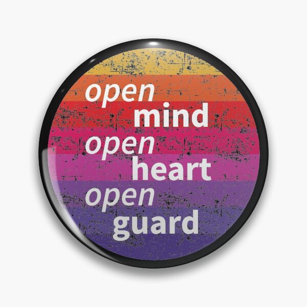 Item preview, BJJ - Open Mind Open Heart Open Guard designed and sold by Eye on the Blueline.