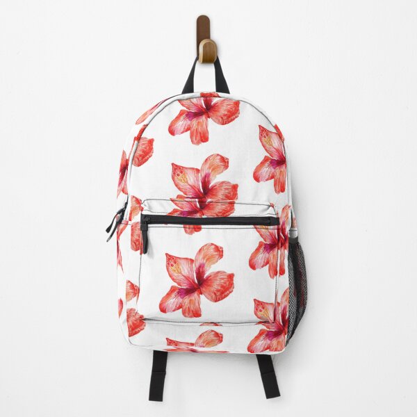 Item preview, Watercolor flower of red hibiscus designed and sold by Shoshina.
