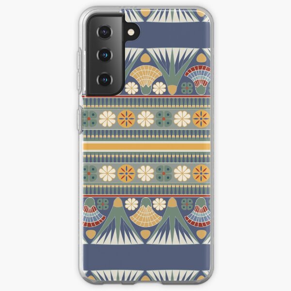 Classic ancient Egyptian Lotus frieze Samsung Galaxy Soft Case