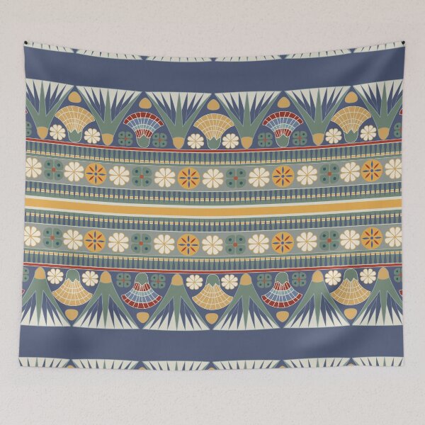 Item preview, Classic ancient Egyptian Lotus frieze designed and sold by Aakheperure.