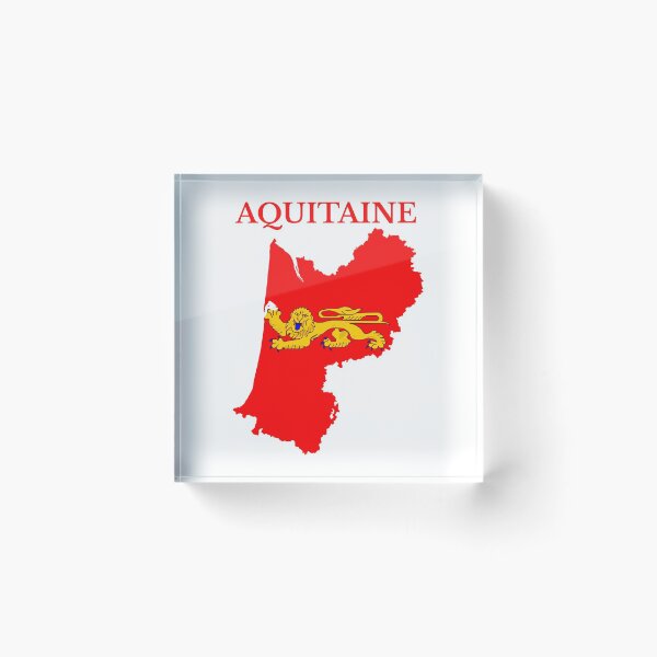 Item preview, Aquitaine Map Flag, France, French Region designed and sold by marosharaf.