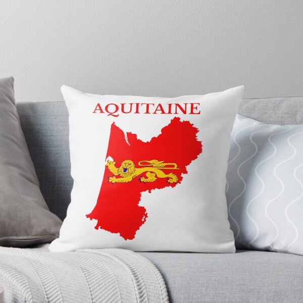 Item preview, Aquitaine Map Flag, France, French Region designed and sold by marosharaf.