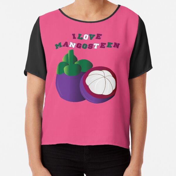 I LOVE MANGOSTEEN - THE BEAUTIFUL THAI FRUIT FOR #SEPTCHO2020 Chiffon Top