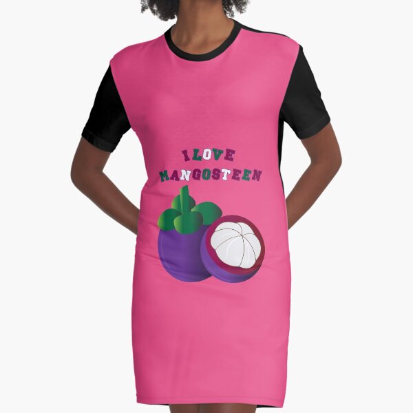 I LOVE MANGOSTEEN - THE BEAUTIFUL THAI FRUIT FOR #SEPTCHO2020 Graphic T-Shirt Dress