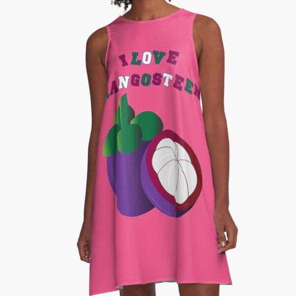 I LOVE MANGOSTEEN - THE BEAUTIFUL THAI FRUIT FOR #SEPTCHO2020 A-Line Dress