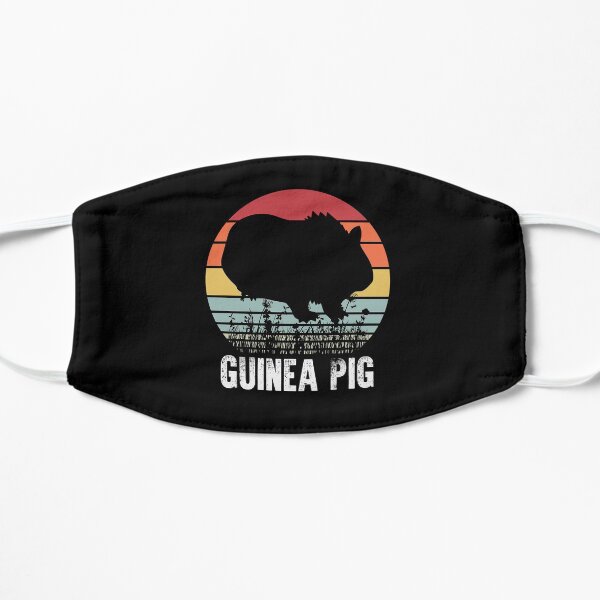 Guinea Pig Animal Lover Gift Funny Pet Lover Gift Flat Mask