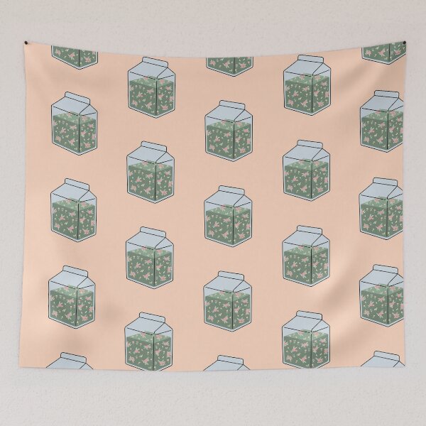 Item preview, Floral Greenhouse Milk Box designed and sold by doodsbyangela.
