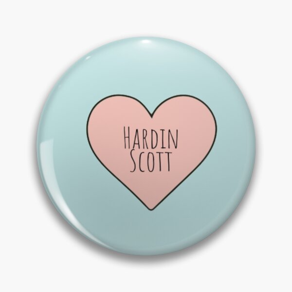 Item preview, I Love Hardin Scott Pink heart designed and sold by BloompodDesigns.