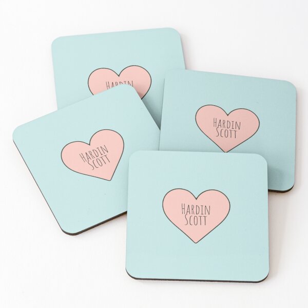 Item preview, I Love Hardin Scott Pink heart designed and sold by BloompodDesigns.