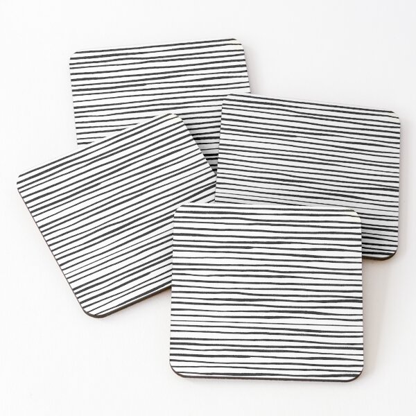 Item preview, Minimalist black ink stripes designed and sold by KateIsSketchy.