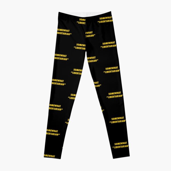 Libertarian Party Cartoon Porcupine Yoga Leggings