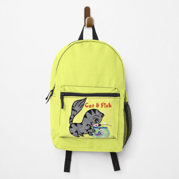 Item preview, Animals : Cat and Fish  designed and sold by Shirley cute art .