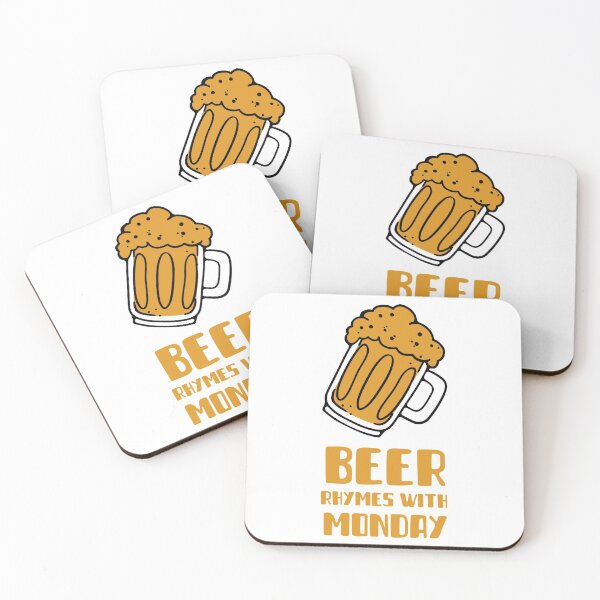 Item preview, Beer Rhymes with Monday T-Shirt designed and sold by pearadise.