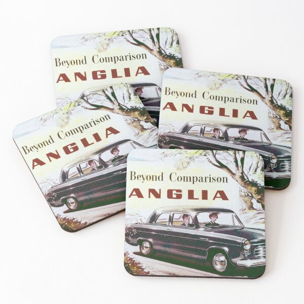 Item preview, Anglia car advertisement designed and sold by CtlAltDel.