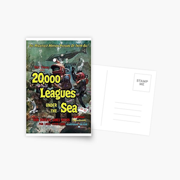 20,000 Leagues Under the Sea (1954) Postcard