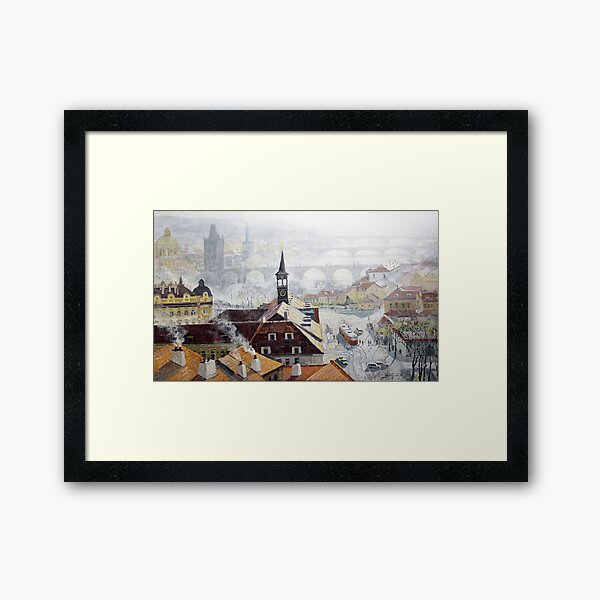 Praha Early Spring Framed Art Print