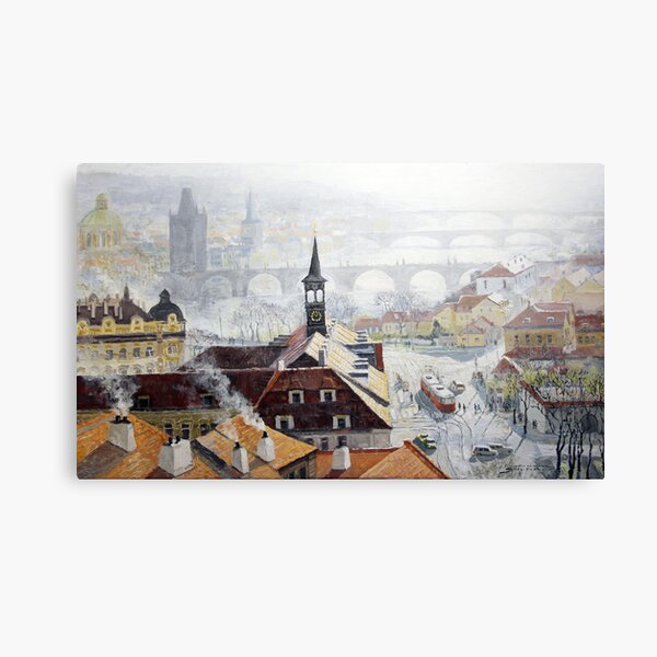 Praha Early Spring Canvas Print