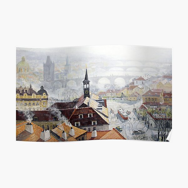 Praha Early Spring Poster