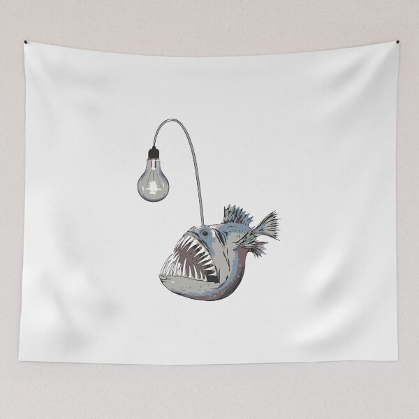 Item preview, angler fish designed and sold by smaartee.