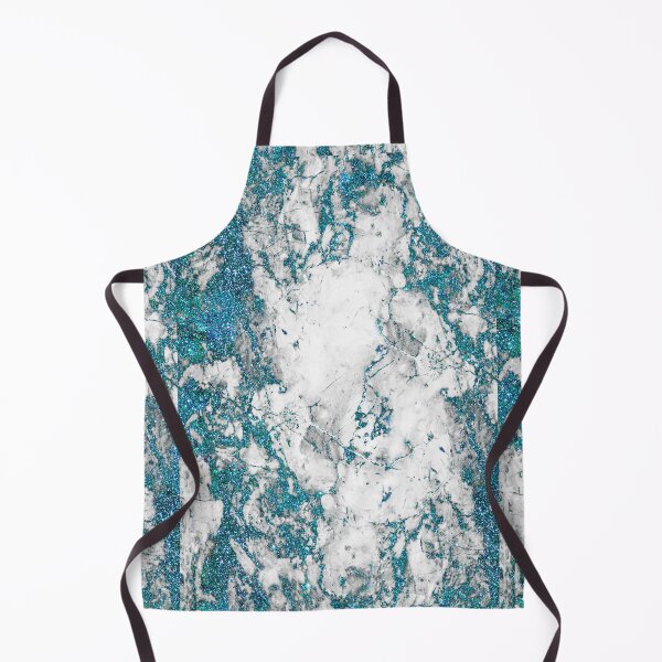 Item preview, Turquoise Blue Glitter Pattern Luxury Marble designed and sold by GlamourChick.