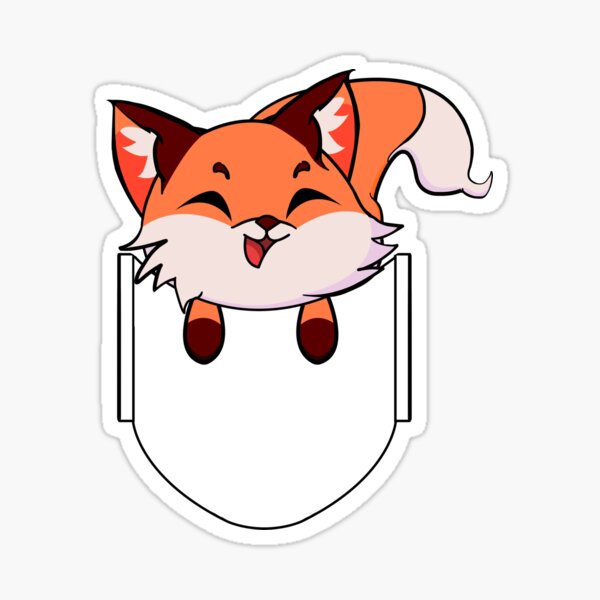 Pocket Fox Sticker