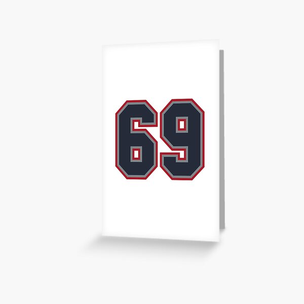 Number 69 Sports Tampa Sixty-Nine Jersey Sticker for Sale by HelloFromAja