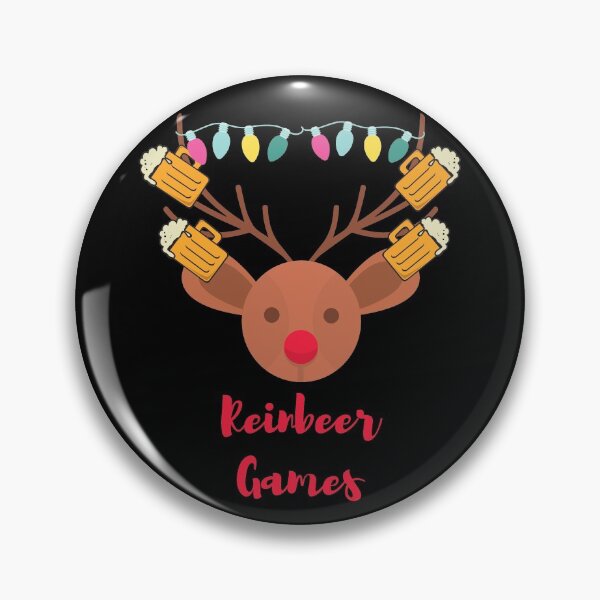 Item preview, Reinbeer Games Reindeer Hanging Beer Mugs with Christmas Lights - by Boo-da-chay designed and sold by Boo-da-chay.