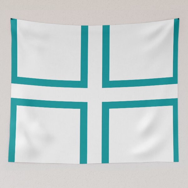 Item preview, symmetrical turquose  designed and sold by lifelifestyle.