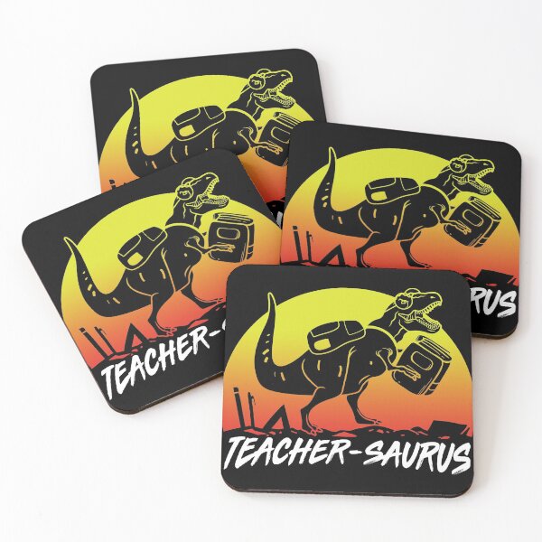 Item preview, Teacher-saurus Funny Dinosaur Teacher design T-Rex design print designed and sold by Lisbob.