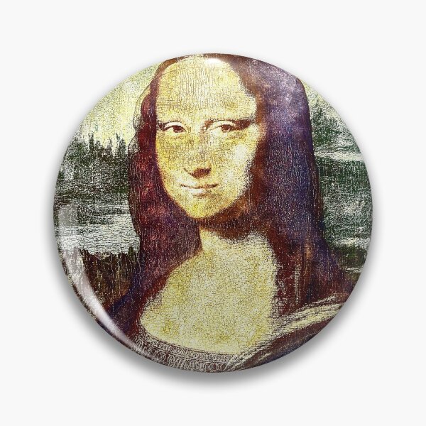 Item preview, Mona Lisa - Leonardo da Vinci Retouch Charcoal Sketching With Color designed and sold by aventi24.