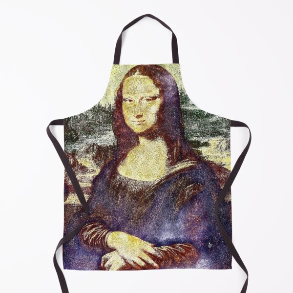 Item preview, Mona Lisa - Leonardo da Vinci Retouch Charcoal Sketching With Color designed and sold by aventi24.