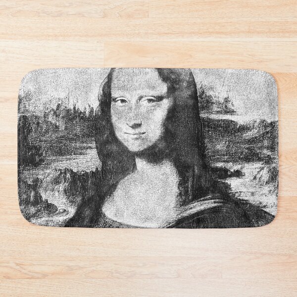 Item preview, Mona Lisa - Leonardo da Vinci Retouch Charcoal Sketching designed and sold by aventi24.