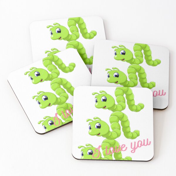 Item preview, A green worm loves you designed and sold by mouda20.